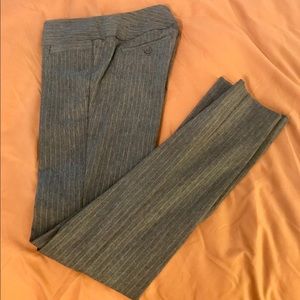 Gray pin striped pants